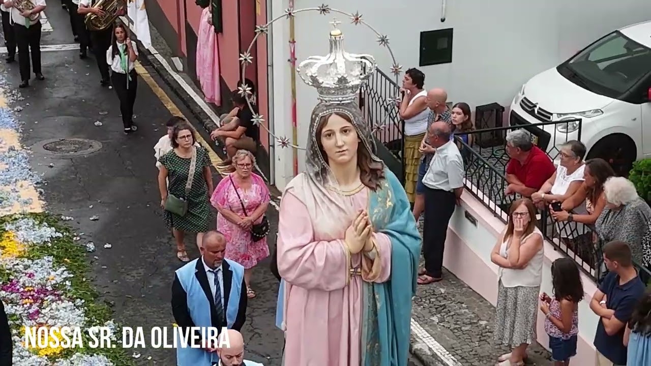 procissão de nossa senhora da oliveira fajã de cima