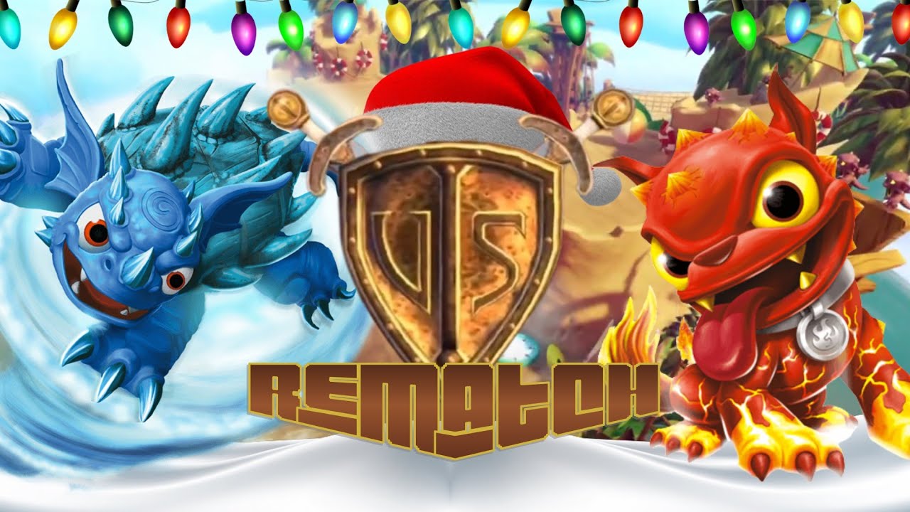 Warnado Vs Hot Dog PVP Arena Battle Rematch Skylanders Swap Force (Local)