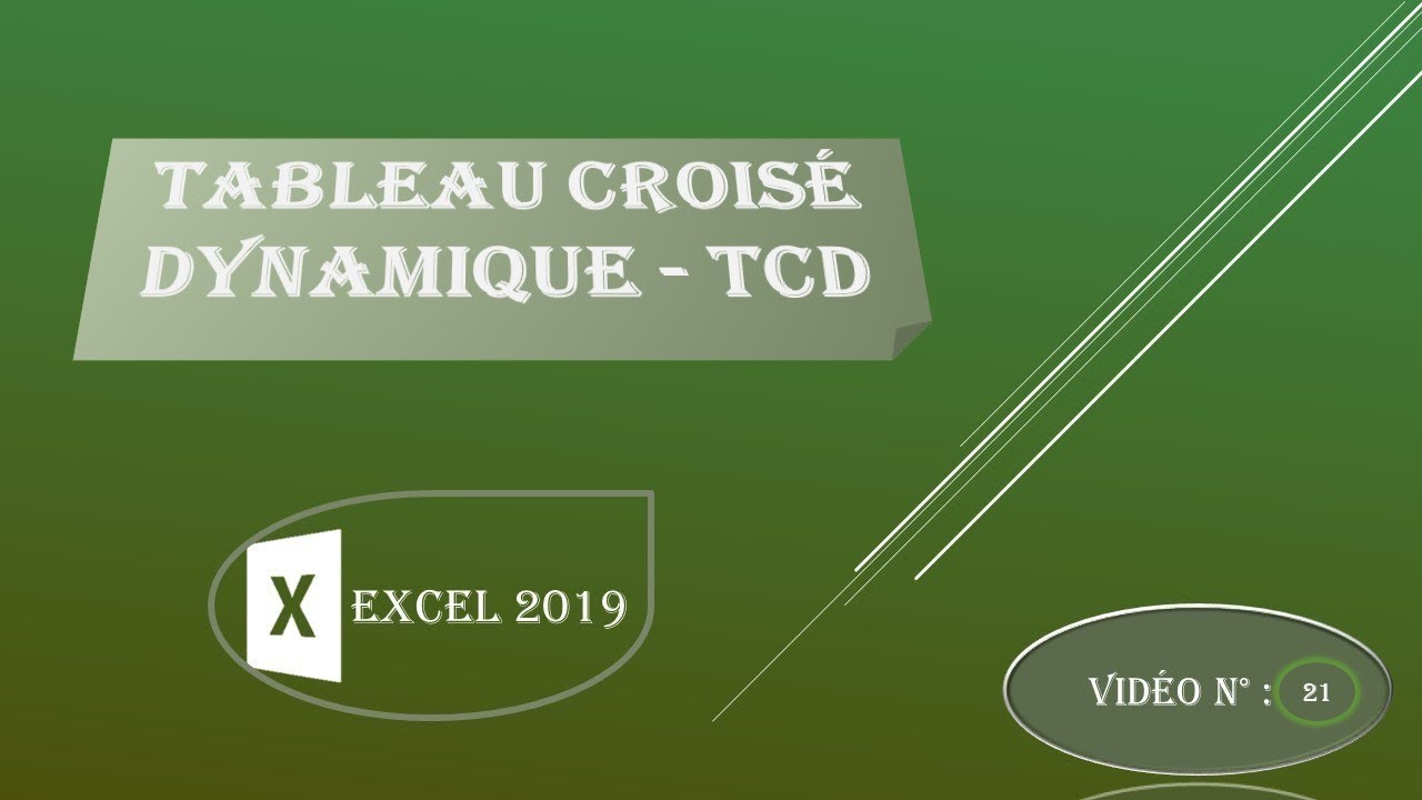 excel darija - #21| Tableau Croisé Dynamique  | تعلم إكسيل بالدارجة