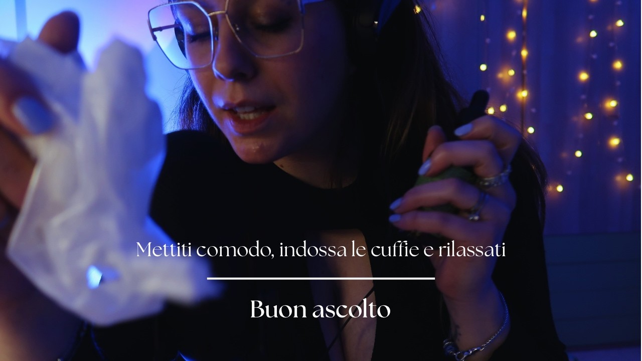 Ascolta e rilassati - Glass dropper battle sound, creamy gloves & oily hands - ASMR