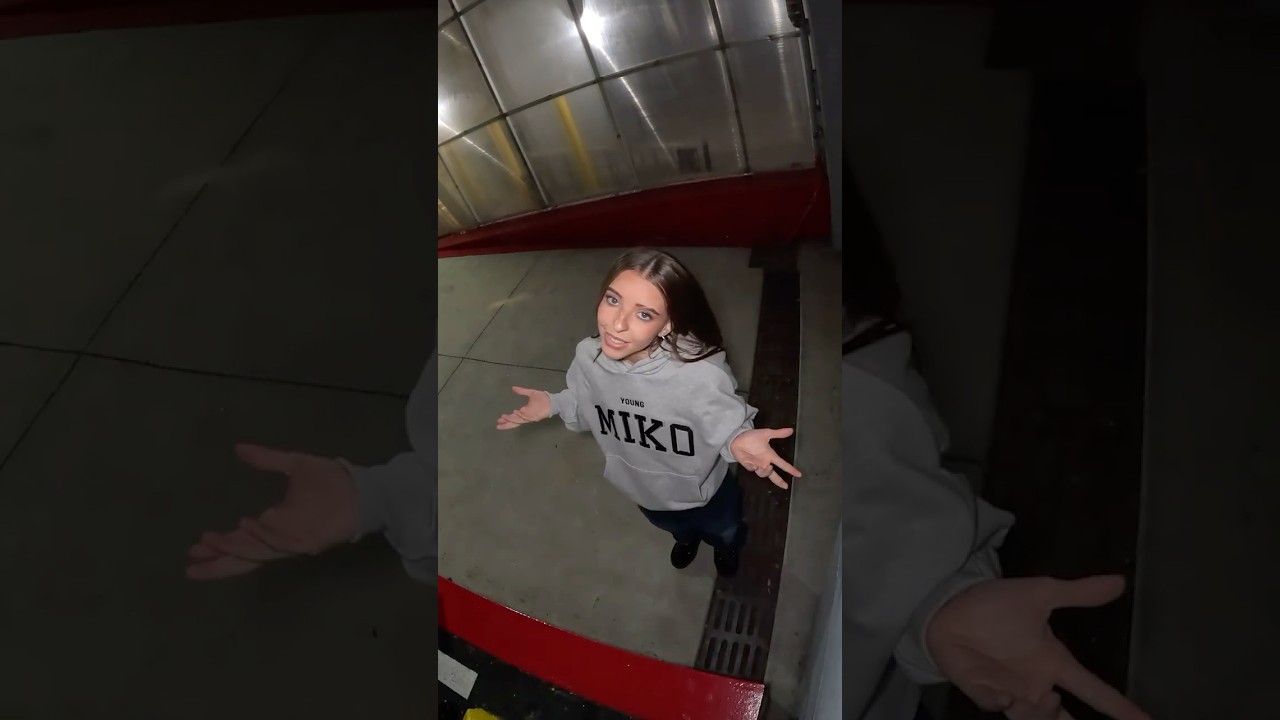 Young Miko, caught in the moment .