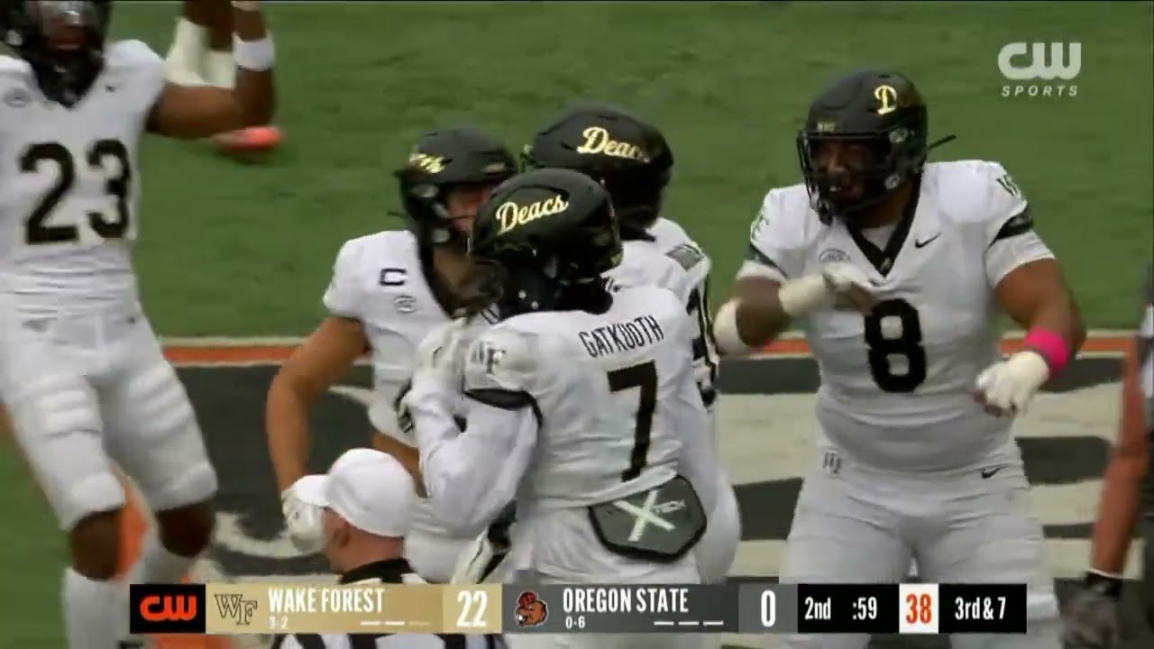 Wake Forest Football Highlights vs. Oregon State (Oct. 11, 2025)
