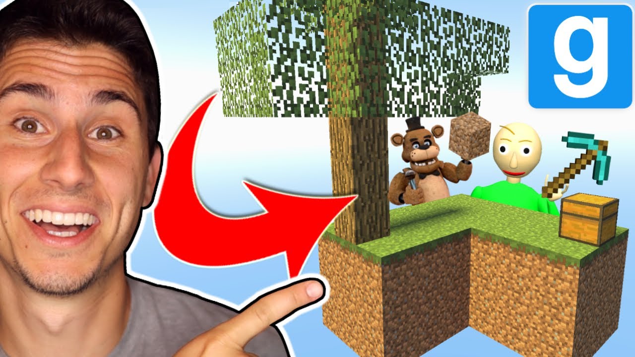 We Played Minecraft Skyblock IN GMOD!