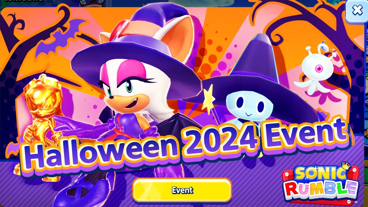 Sonic Rumble -Gameplay Walkthrough Part 729 - Halloween Event Gold Jet & Wich Rouge (iOS, Android)