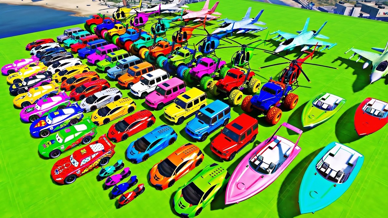 GTA V SPIDER-MAN Epic Super New Stunt Race For Car Racing Challenge by Trevor and Shark #8888