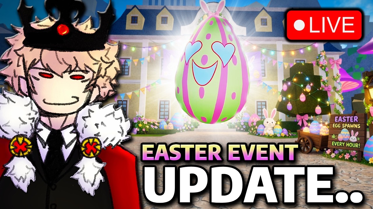 🔴LIVE - EASTER EVENT UPDATE + SUMMONING NEW BOSS!! | Blox Fruits Update 29.