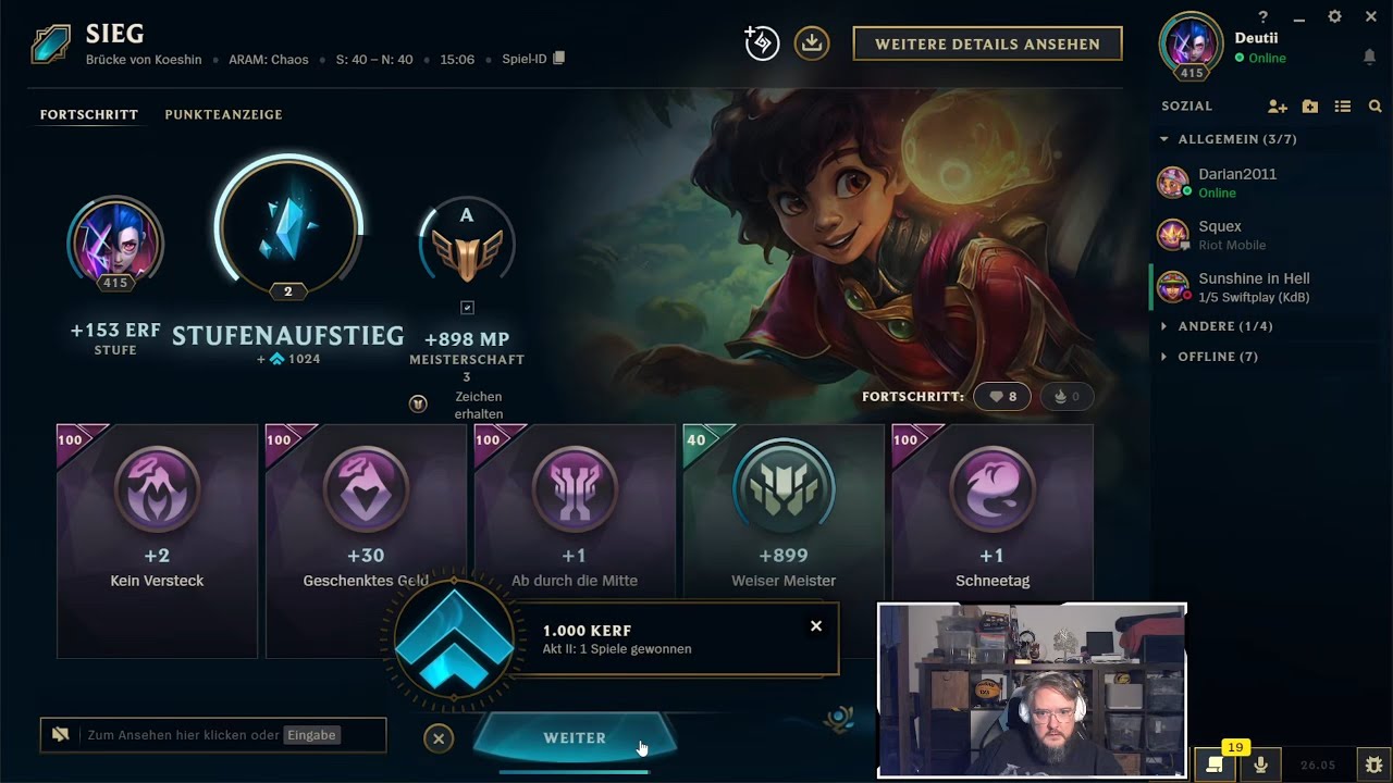 League of Legends | ARAM: CHAOS | Milio | A | 04.03.2026 | 5