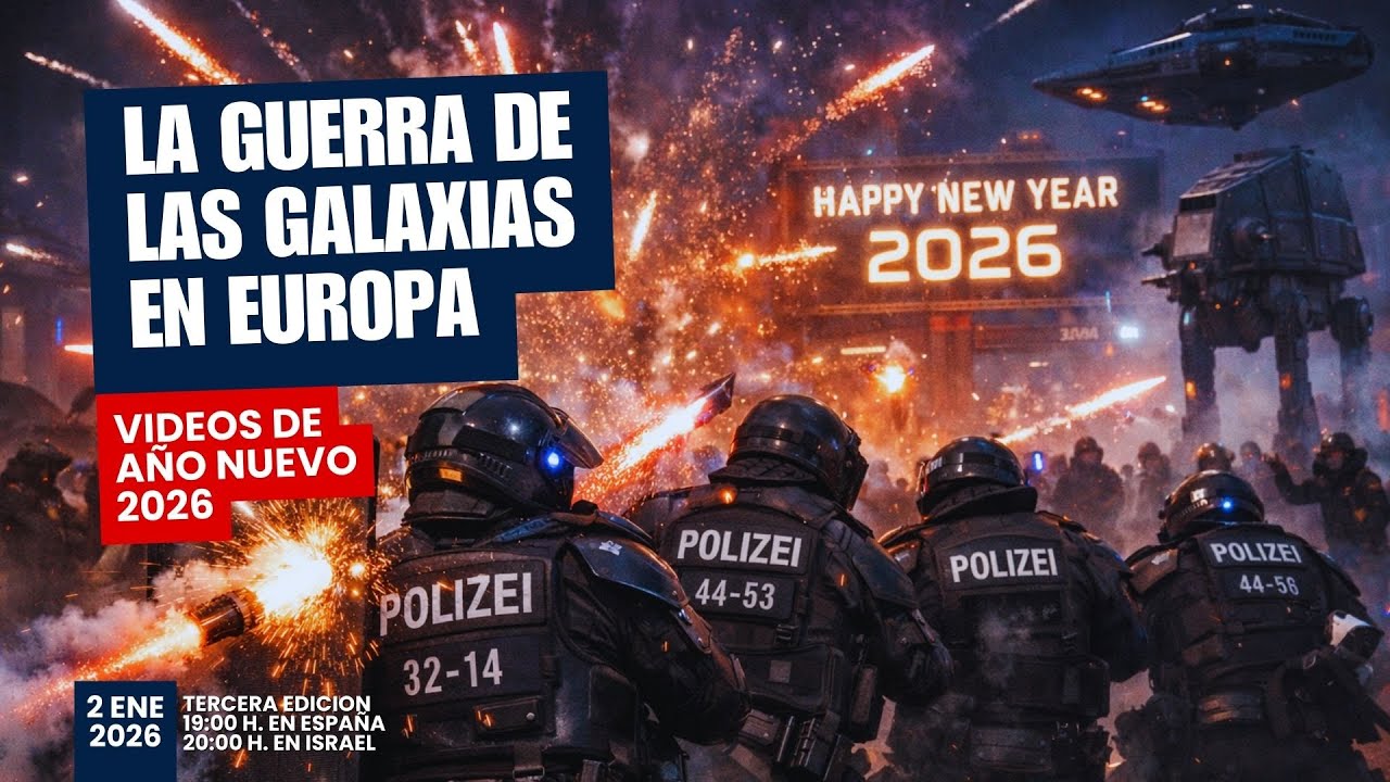ISRAEL NOTICIAS URGENTES  LA GUERRA DE LAS GALAXIAS EN EUROPA VIDEOS DE AÑO NUEVO 