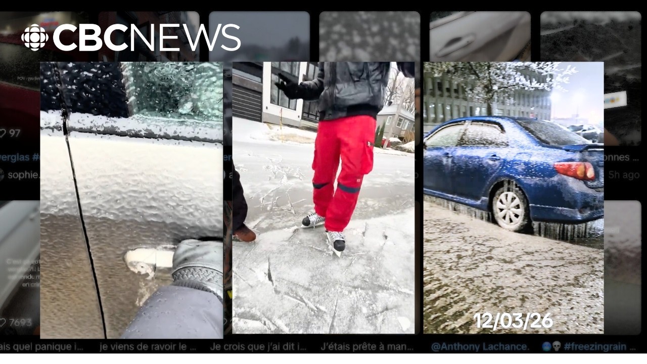 Montrealers take subdued ice storm in stride — some literally