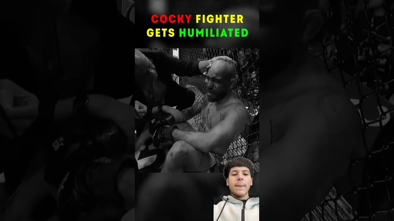 Самоуверенный боец ​​унижен&hellip; #ufc #спорт #лучшие #бои #реакция