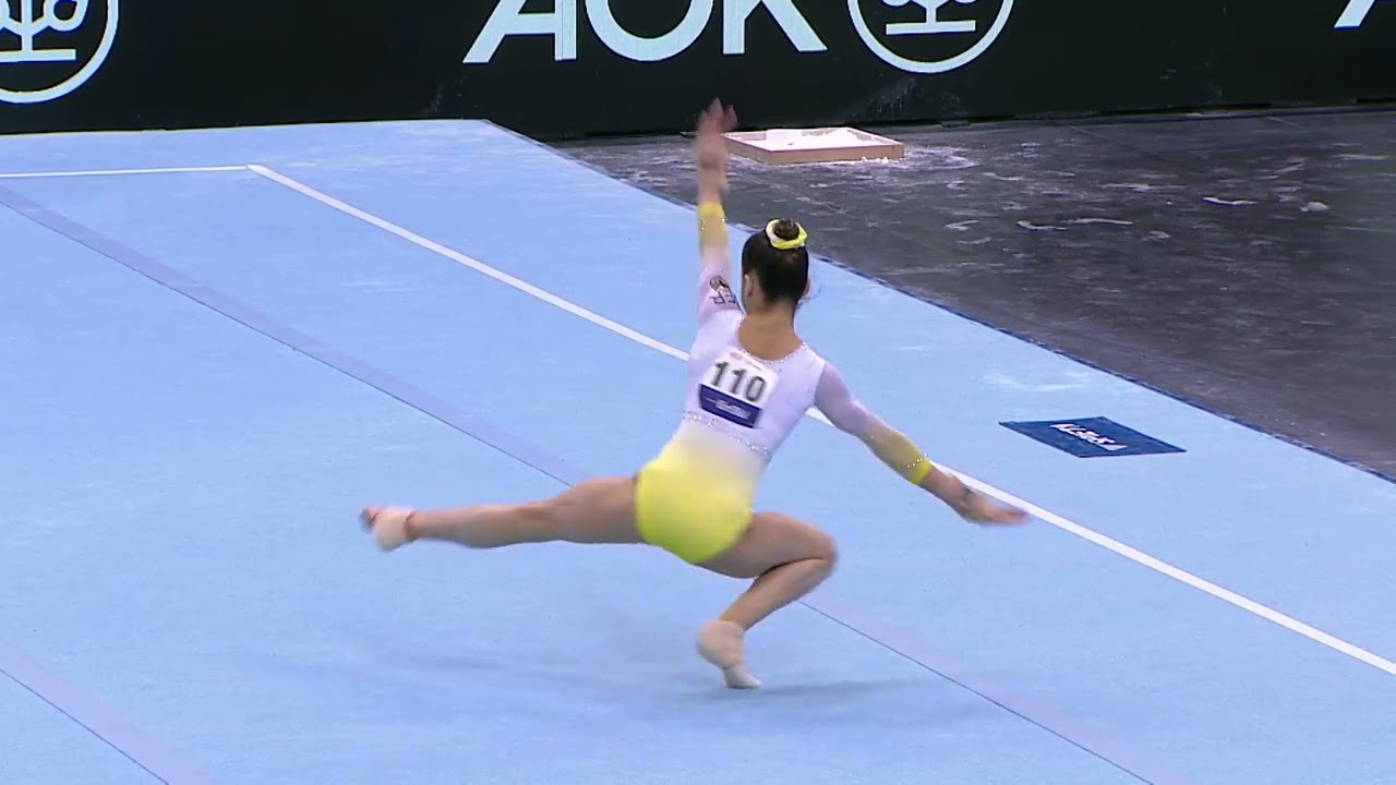 Lara BAUMGARTL Deutschland Boden - EnBW DTB Pokal 2024 - Junioren Team Challenge Frauen Stuttgart