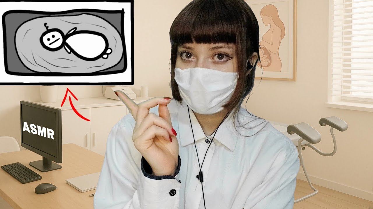 ⭐ASMR roleplay VOCÊ VAI TER UM FILHO REBORN!👶(Pré-natal Relaxante com Sons de verdade) ✨️👩‍⚕️💉