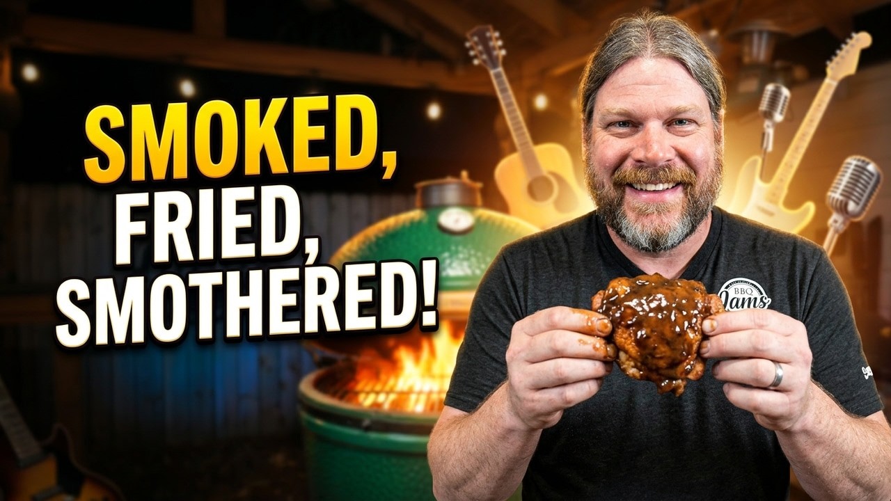 Gluten Free Smoked Then Fried Chicken Thighs | The Best of Both Worlds