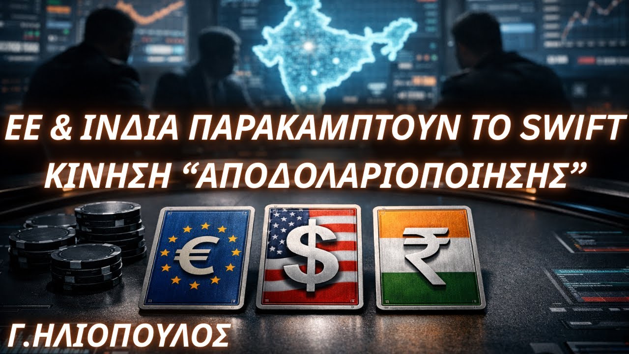 Γεώργιος Ηλιόπουλος:ΕΕ & Ινδία παρακάμπτουν το αμερικανικό σύστημα SWIFT-Νέες εντάσεις με ΗΠΑ ενόψει