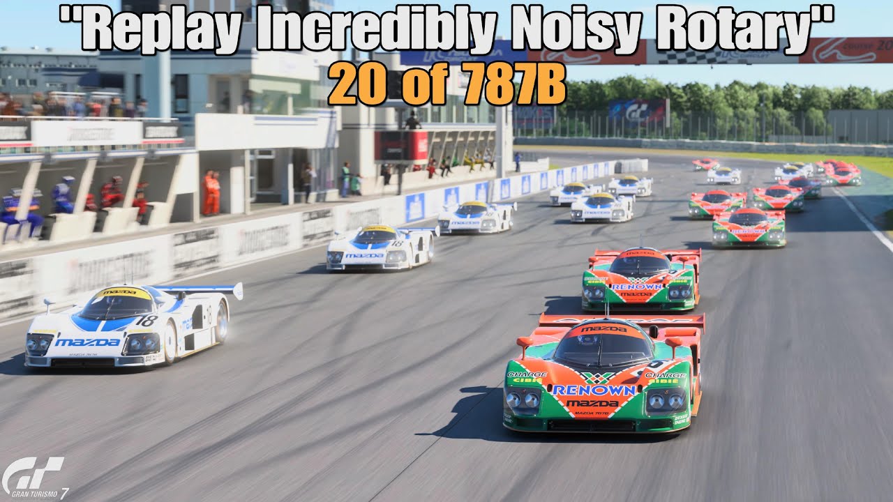 Incredibly Noisy Rotary of 787B! Replay [Bit Warning Earrape] - GT7