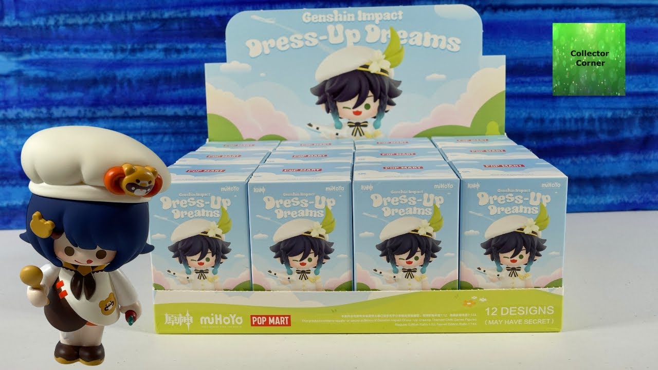 Распаковка фигурки Genshin Impact Dress Up Dreams Pop Mart Blind Box