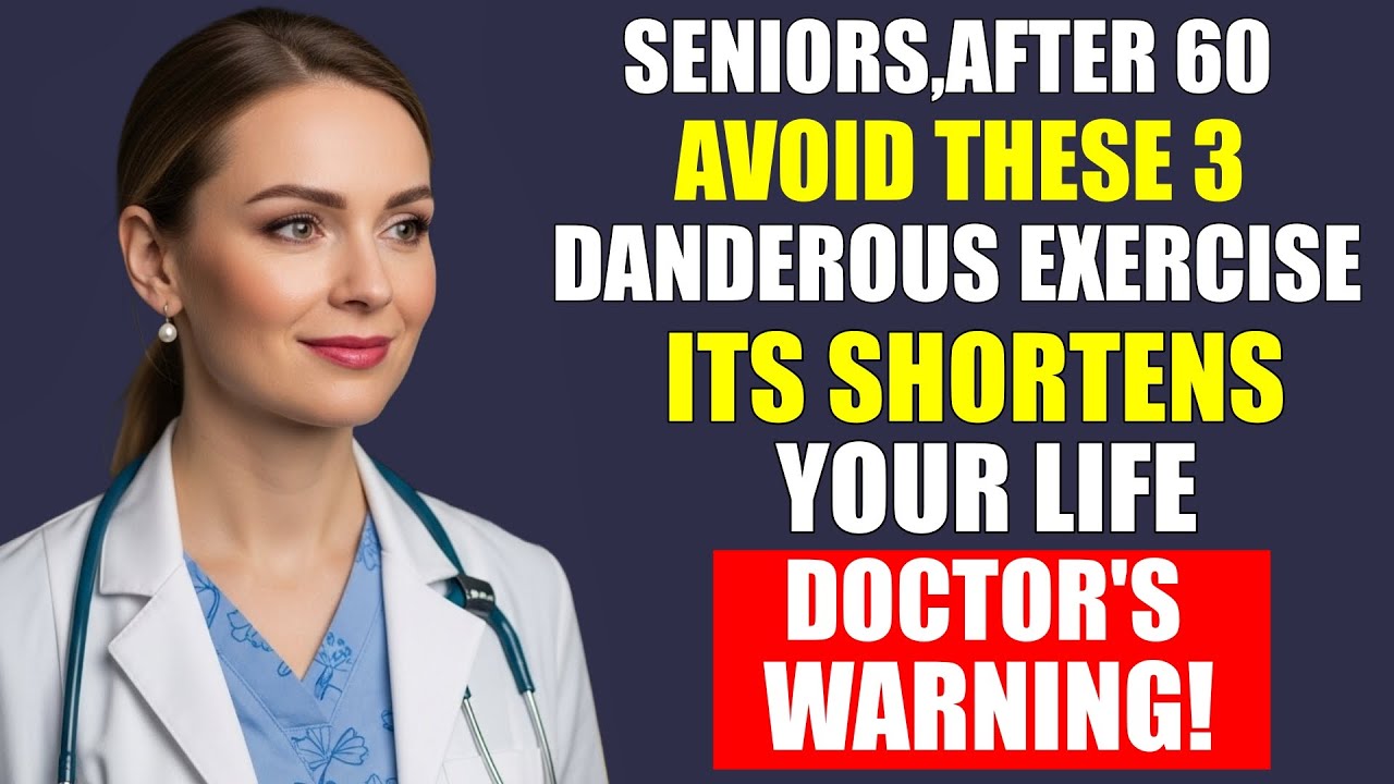 Seniors Over 60: STOP These 3 Dangerous Exercises &ndash; Do THESE Safer Ones Instead! ⚠️
