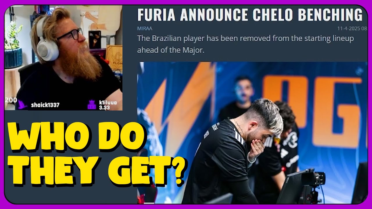 fl0m Reacts to FURIA bench chelo