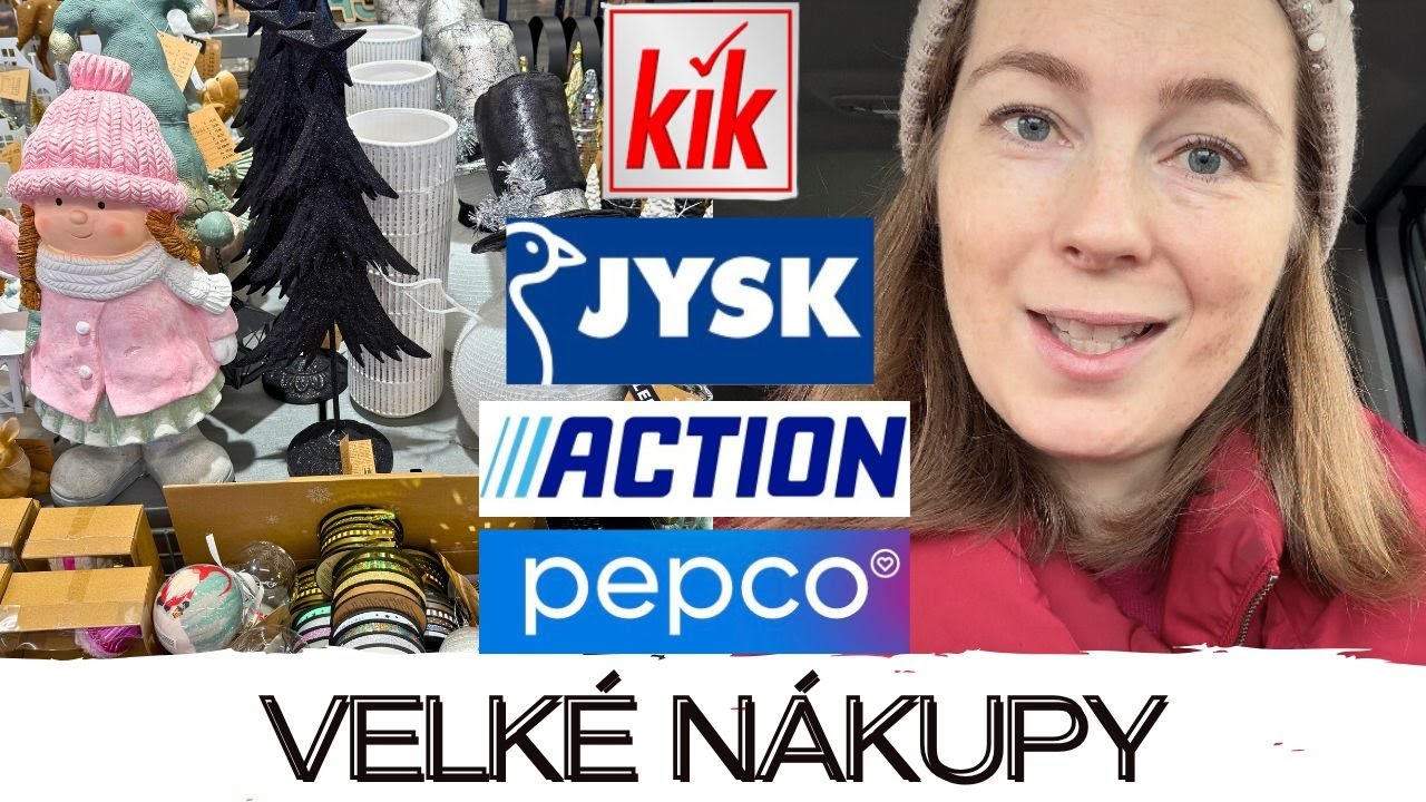 NÁKUPY ACTION, KIK, PEPCO, JYSK 🛍️| TIPY NA DALŠÍ DÁRKY 🎁