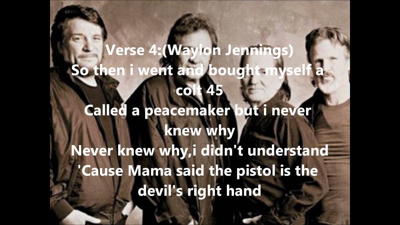 The Highwaymen - The Devil's Right Hand (lyrics)