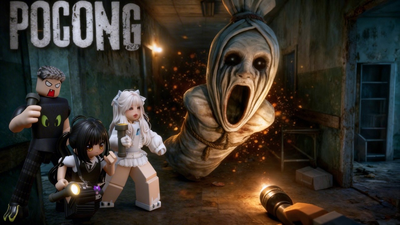KITA UJI NYALI DI RUMAH SAKIT TERKUTUK ‼️ Pocong Cursed Hospital Horror Roblox Indonesia