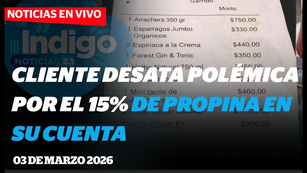 Cliente desata polémica por el 15% de propina en su cuenta en Rosa Negra Cancún | Reporte Indigo
