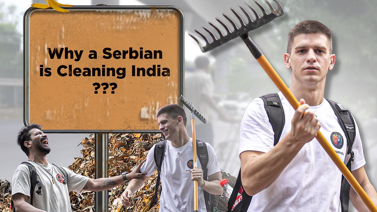 4cleanIndia | A serbian Man cleaning Indian streets | Ek din Ek Gali | Swatch bharat Mission
