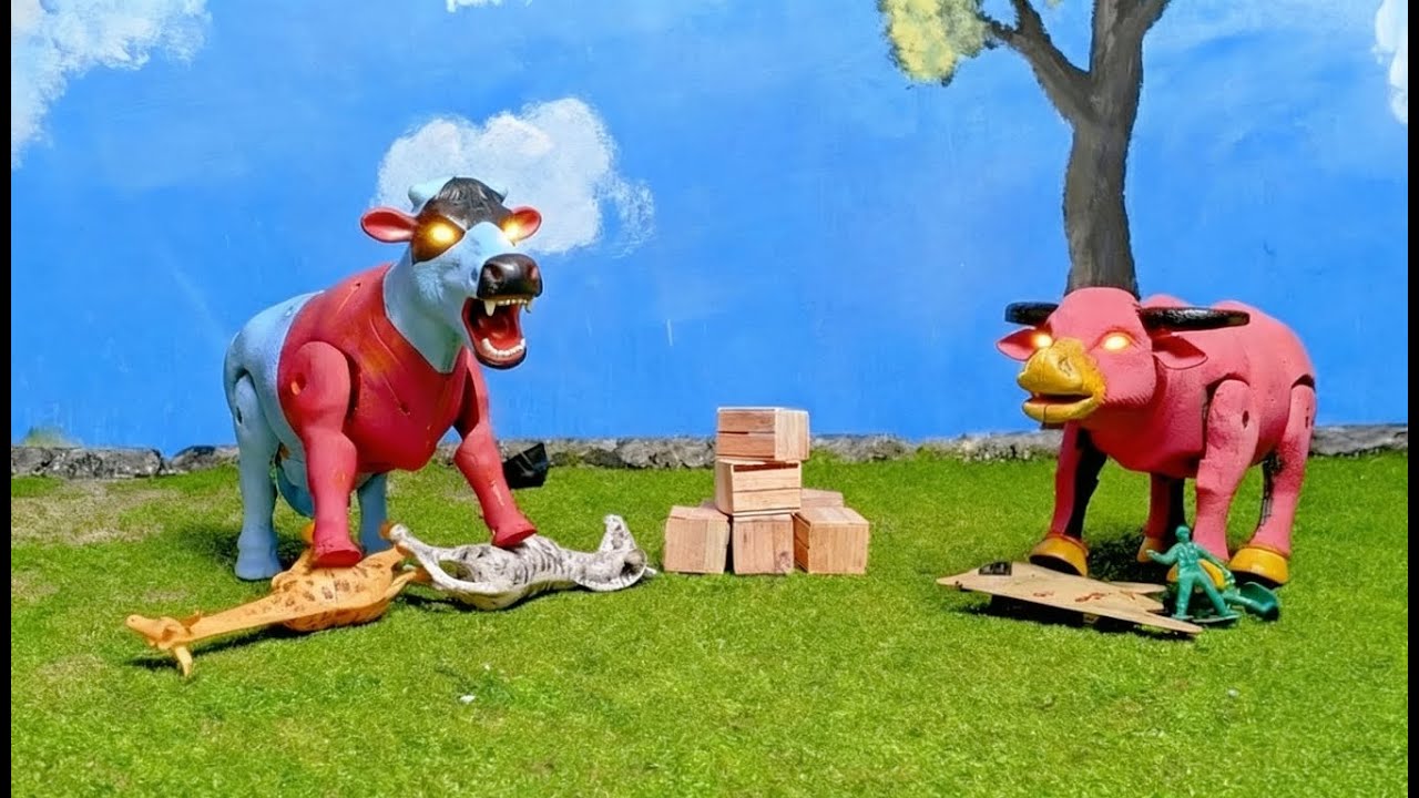 Misi Rahasia: Mengalahkan Monster Sapi Dan Monster Kerbau!