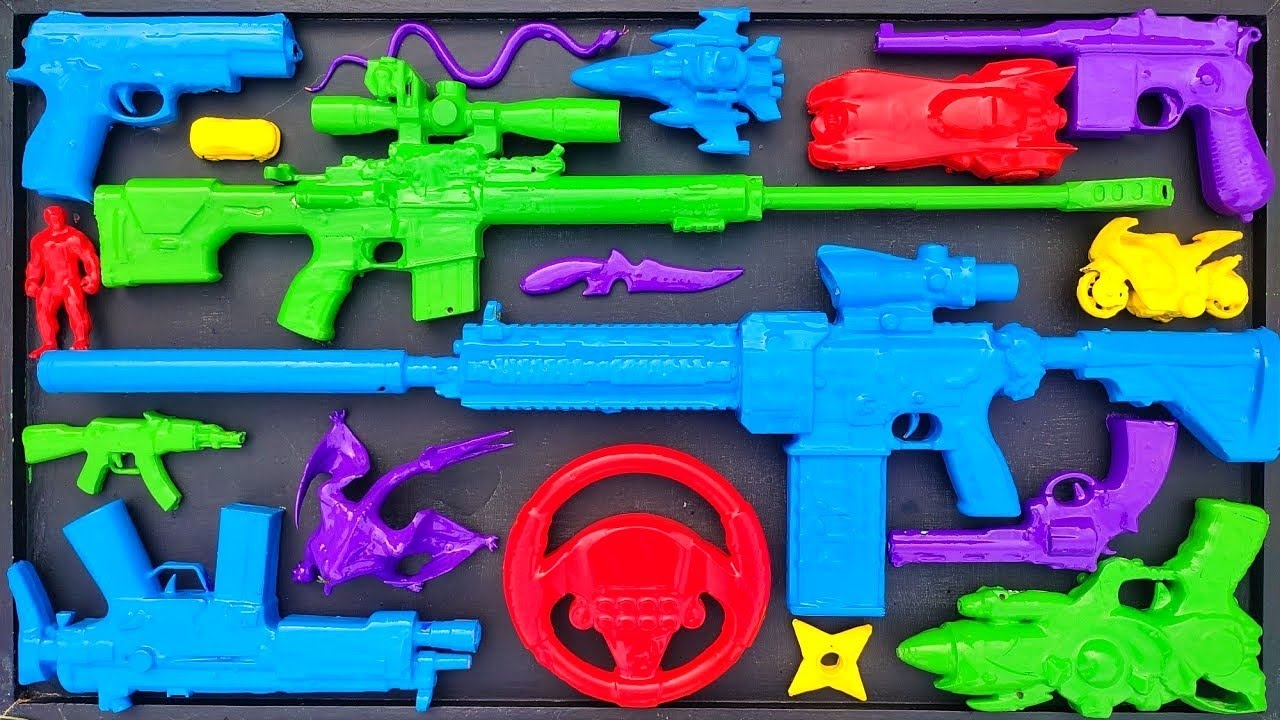 Membersihkan Tembakan-Tembakan:  Sniper Rifles, Shotgun, Laser Gun, Mouser Pistol, Revolver, Eps 317
