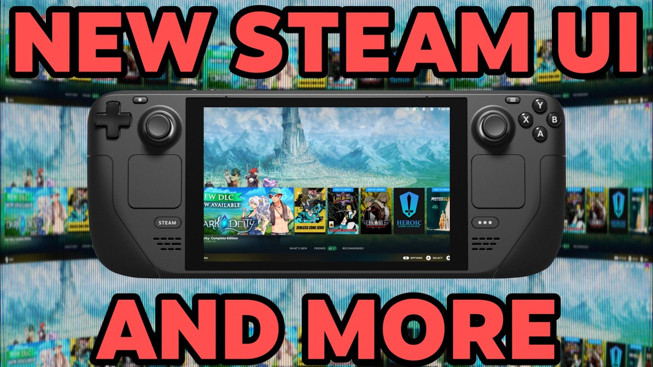 НОВЫЙ интерфейс Steam Deck и Steam Machine + больше!