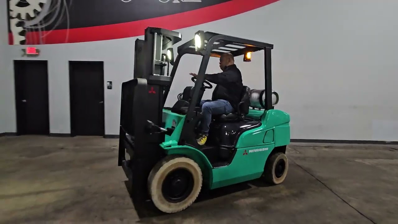 2016 MITSUBISHI FG25N 5,00 LB NON-MARKING PNEUAMTIC DUAL FUEL FORKLIFT STK 13981