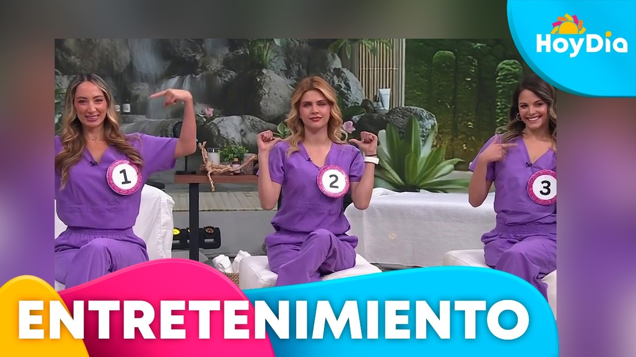 ¿Quién de estas jóvenes es la verdadera masajista profesional? Aquí lo adivinaremos | Hoy Día