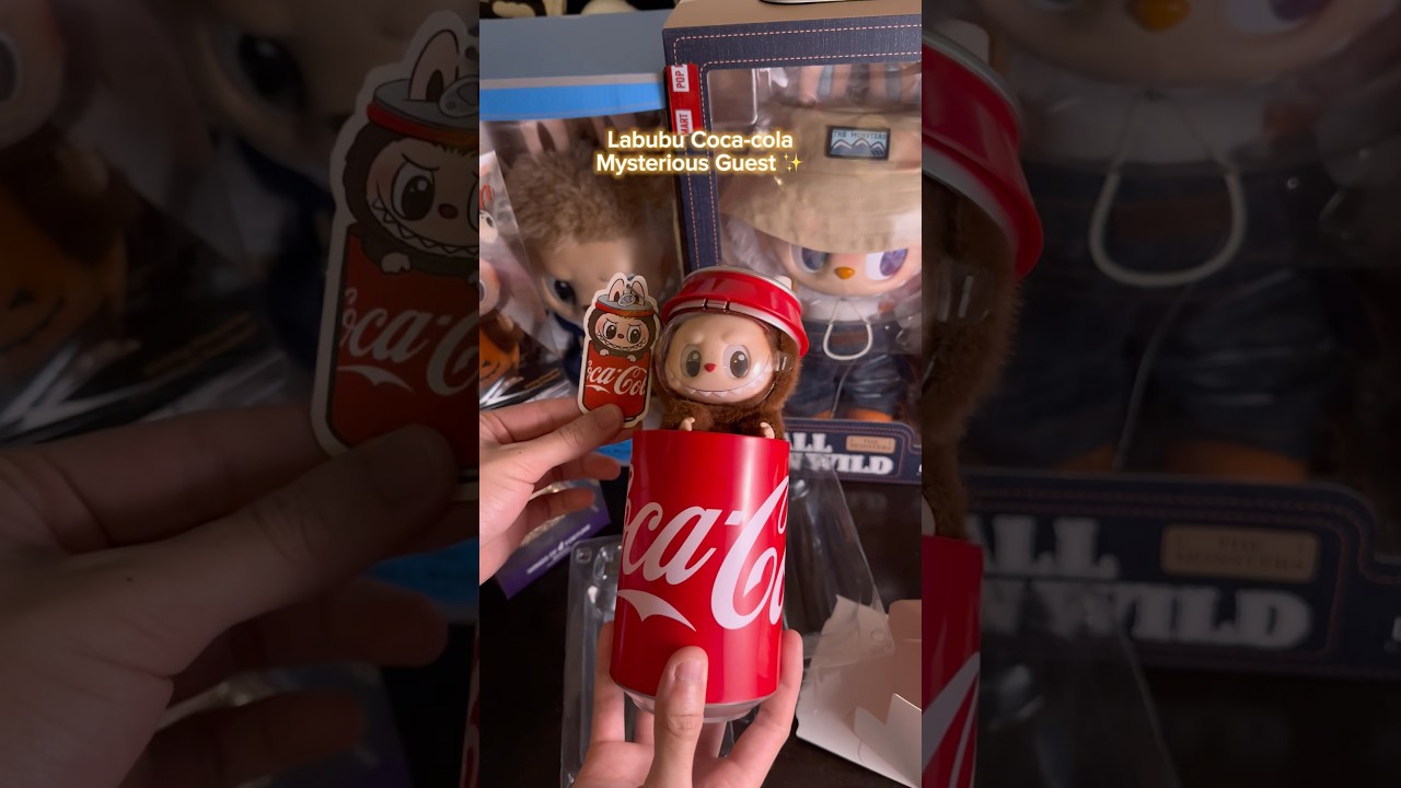 Unboxing Labubu x Coca Cola (Secret) @POPMARTOFFICIAL #arttoys #labubu #cocacola #popmart #cute