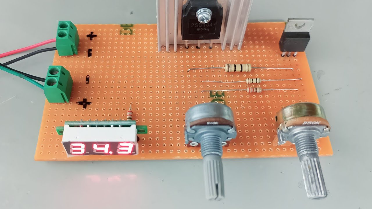 how to make DC variable power supply