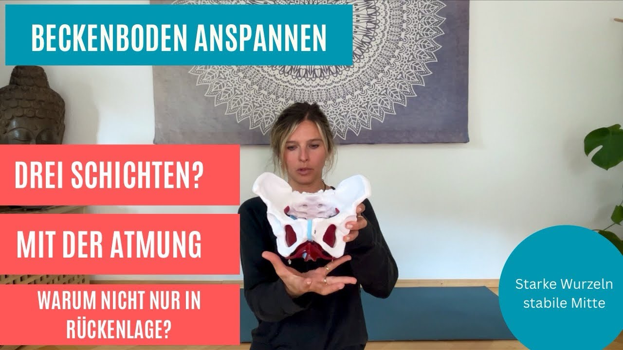 Beckenboden Training nach der Geburt: 3 Schichten, Atmung & Übungen | Starke Wurzeln – stabile Mitte