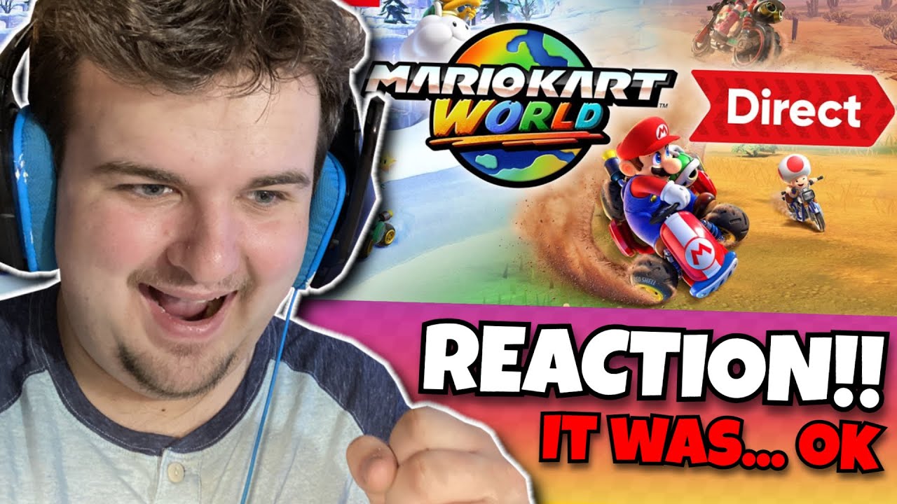 Mario Kart World Direct REACTION!