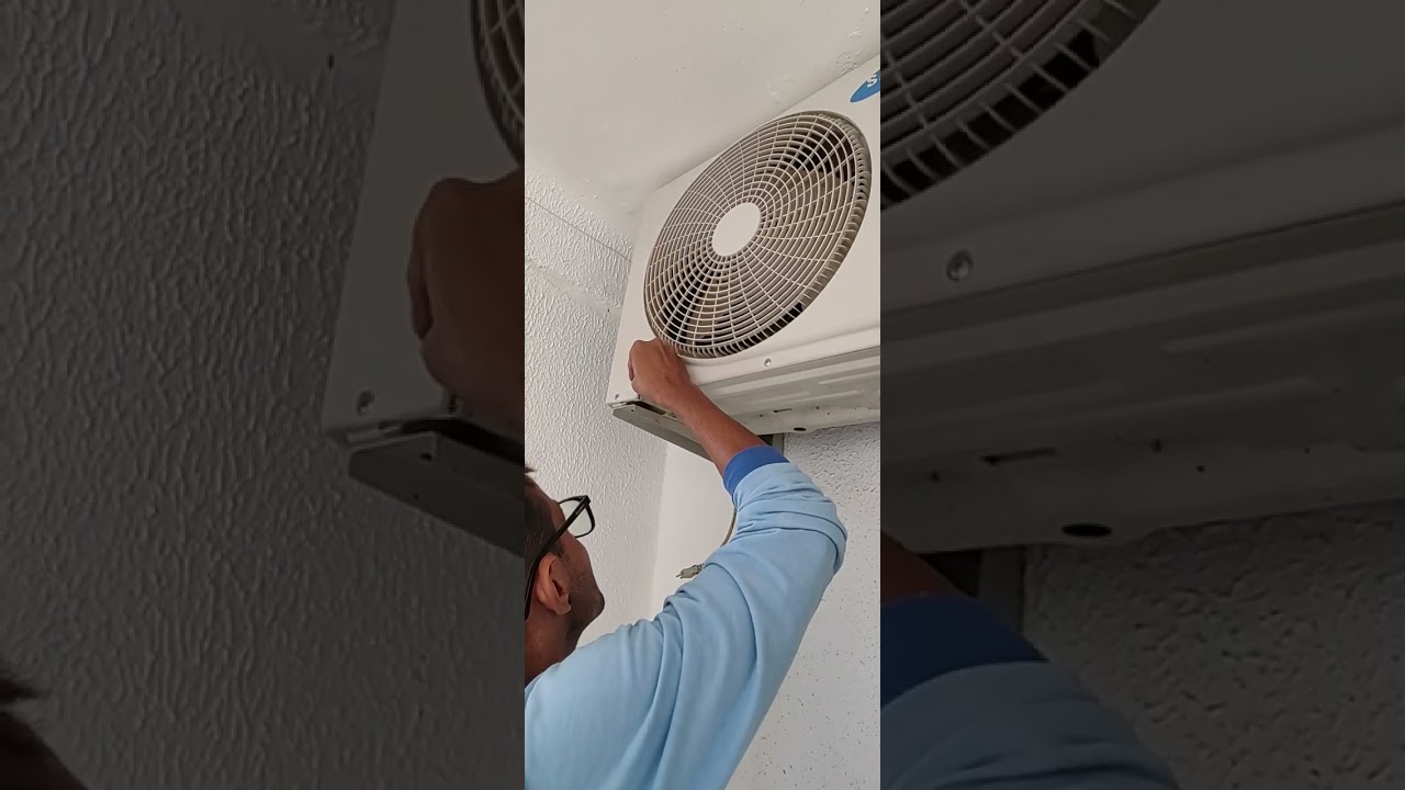 Como instalar um ar condicionado Samsung, passo a passo. Aprenda como fazer, se inscreva, curta 🔁