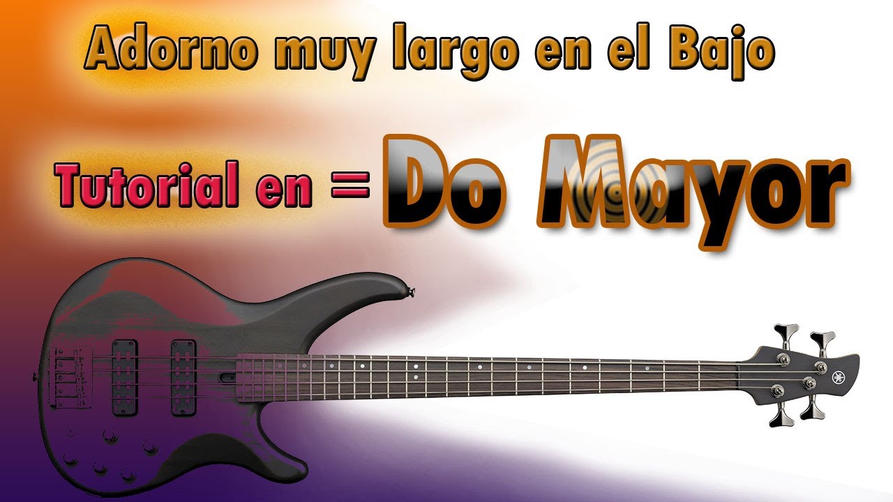 ✅ TEORIA para hacer “ADORNOS” #2 🎸🔥Adorno en Do mayor- Tutorial GRATIS de Bajo