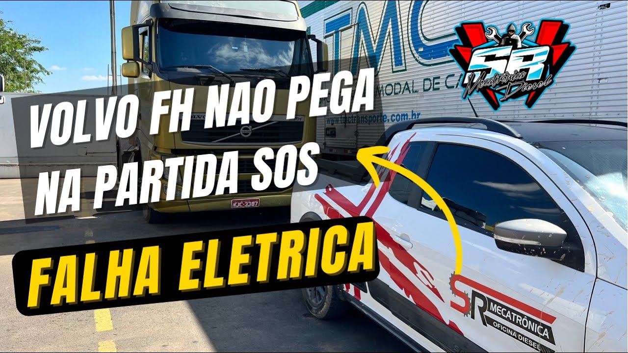 VOLVO FH NÃO PEGA NA PARTIDA , FALHA ELÉTRICA DO MÓDULO DO MOTOR OPERAÇÃO FALHOU