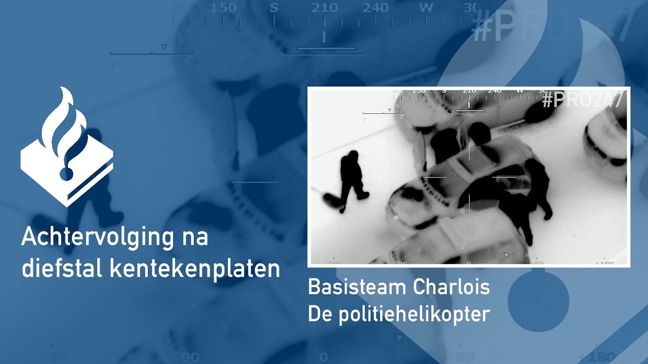 Politie #PRO247 Achtervolging na diefstal kentekenplaten