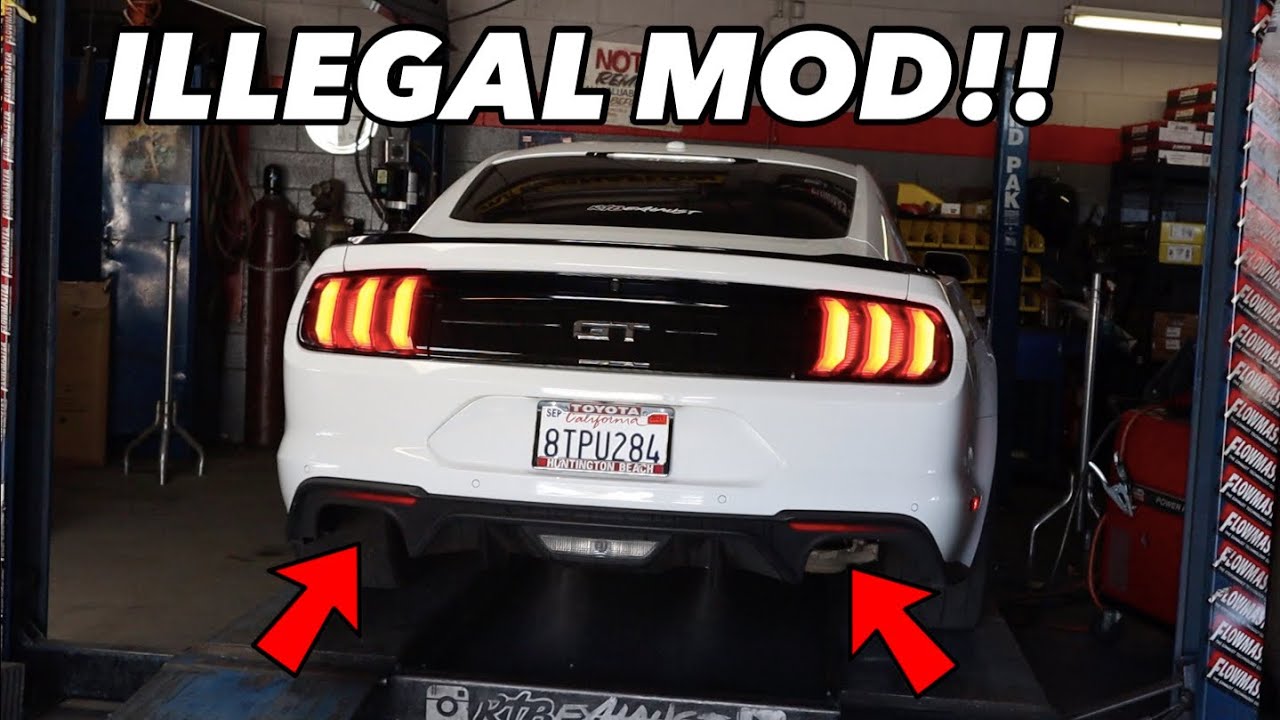 УСТАНОВИЛ выхлопную систему на моём Mustang GT 2020 года! Она ОЧЕНЬ ГРОМКАЯ!