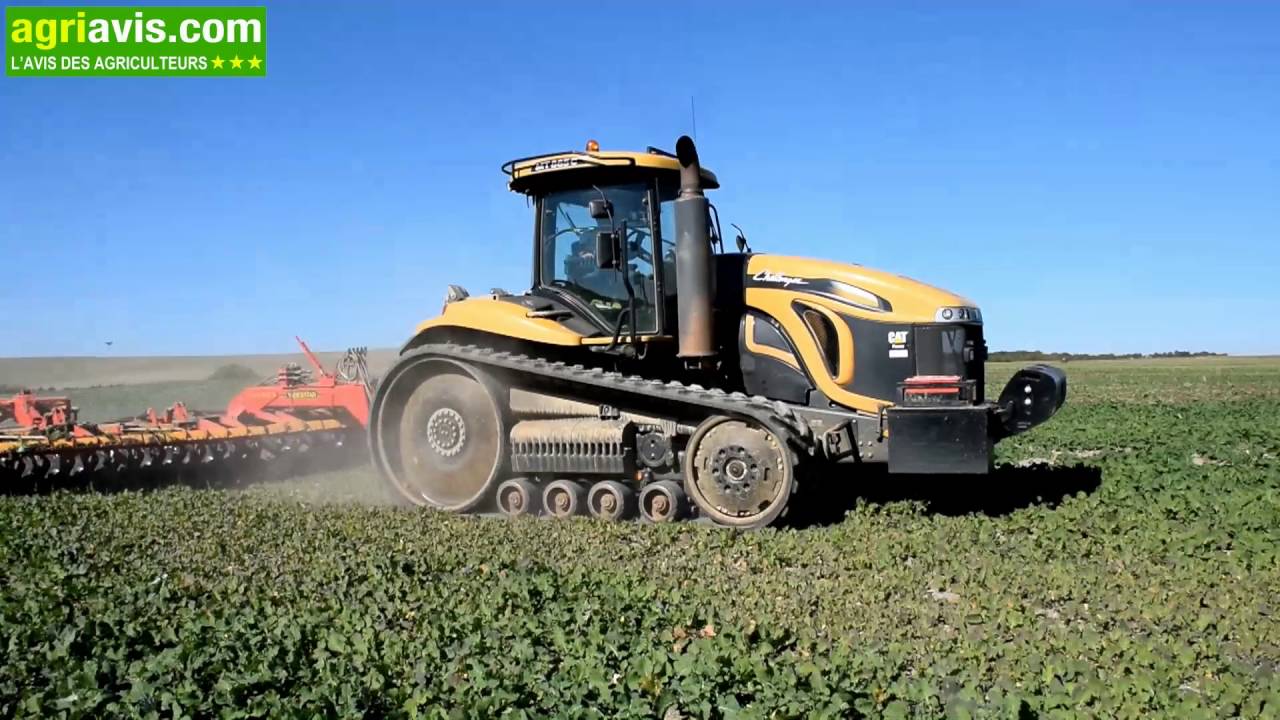 ENORME DECHAUMAGE 2016 = CONTROLLED TRAFFIC FARMING + CHALLENGER MT 865C + VADERSTAD CARRIER 1225XL