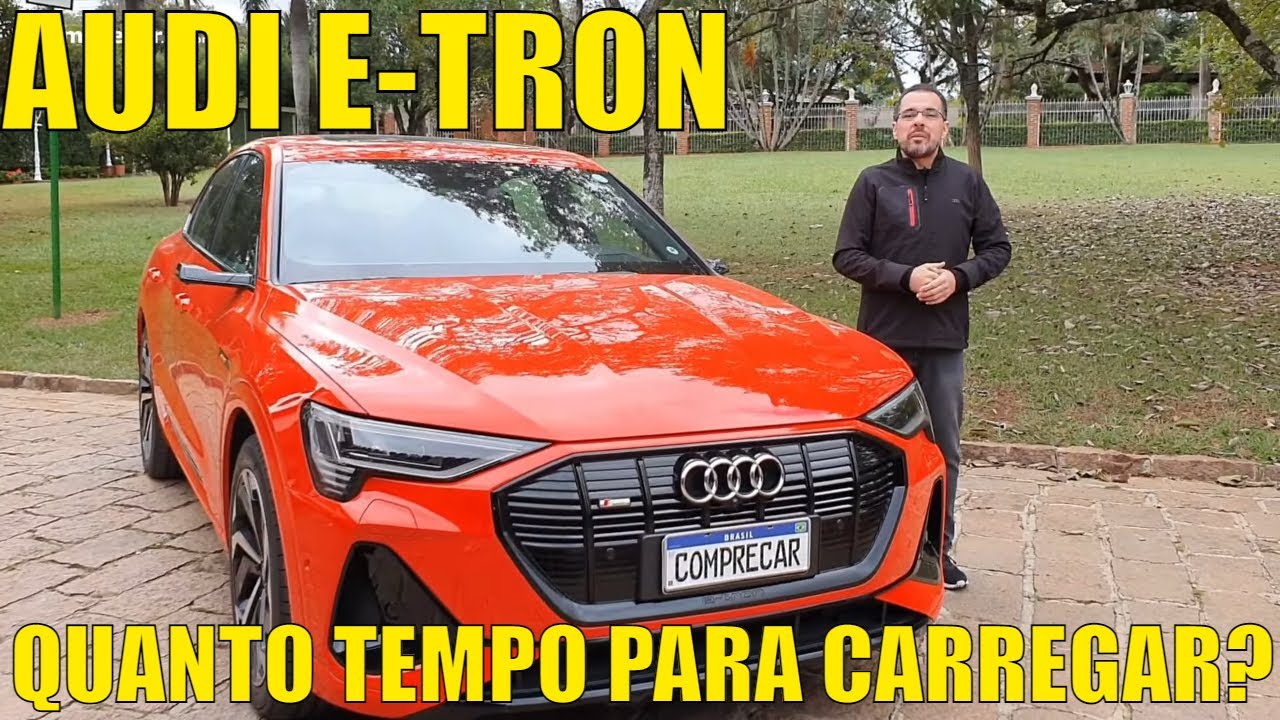 Quanto tempo demora para carregar um carro elétrico? - Testando o Audi e-tron em vários carregadores