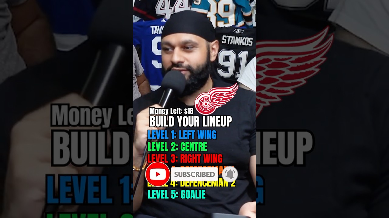 Build Your All-Time Detroit Red Wings Lineup With $18! #nhl #hockey #redwings #icehockey #detroit