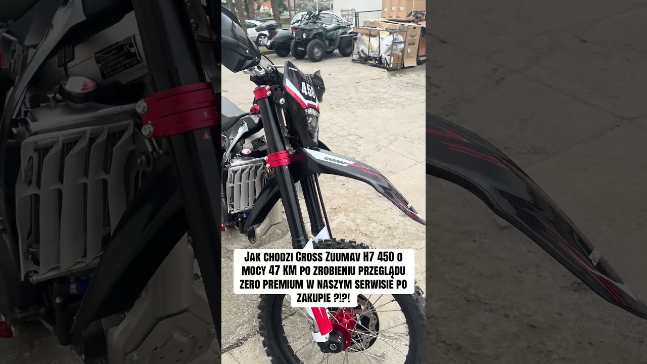 Jak chodzi Cross Zuumav H7 450 o mocy 47 KM po zrobieniu przeglądu zero premium w naszym serwisie po