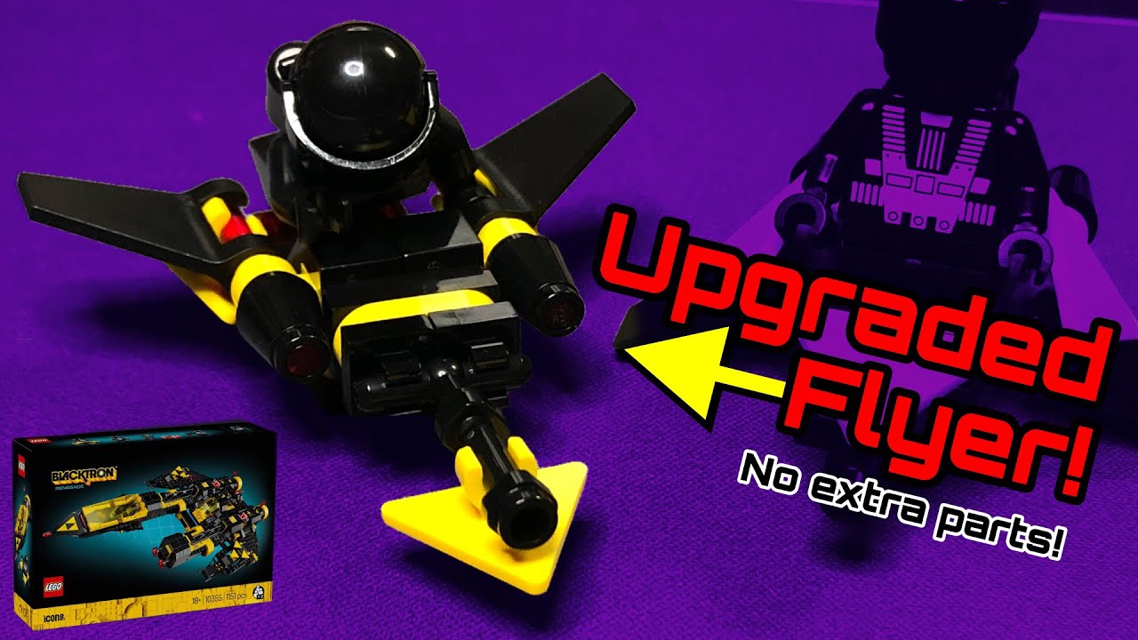 10355 Blacktron Renegade | Flyer Conversion LEGO Tutorial