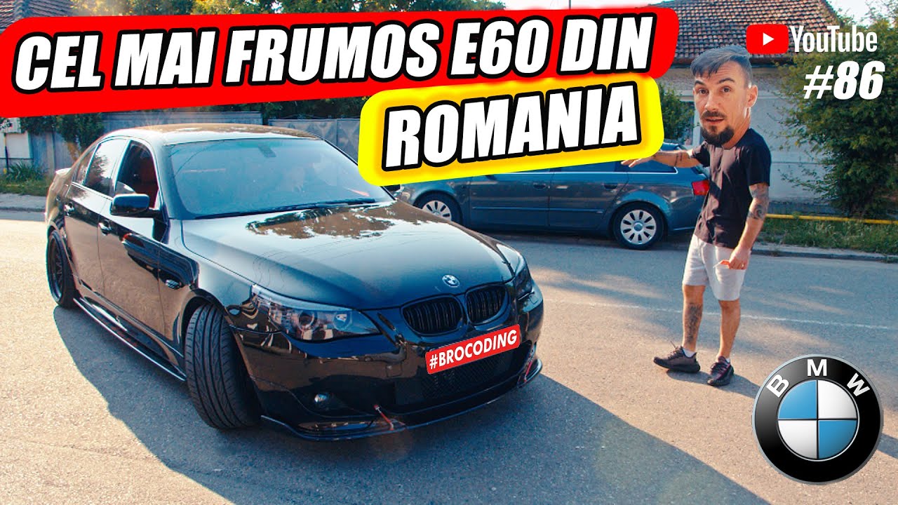 BMW E60 535D cu Suspensie AER si Interior CUSTOM | NARGHI | 4K | #BROCODING