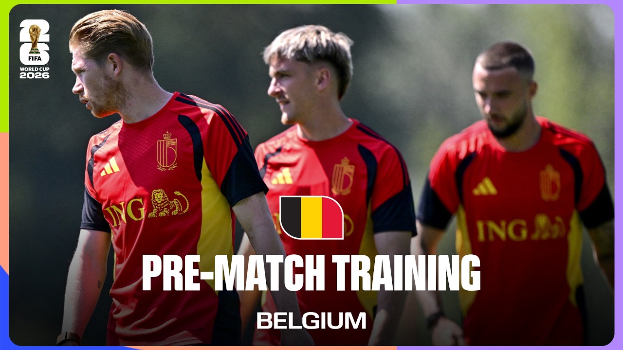 Belgium Train Before Spain | FIFA World Cup 2026&trade;