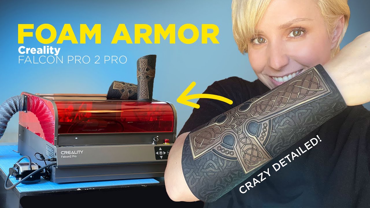 Engraved Foam Armor! - Creality Falcon 2 Pro Review
