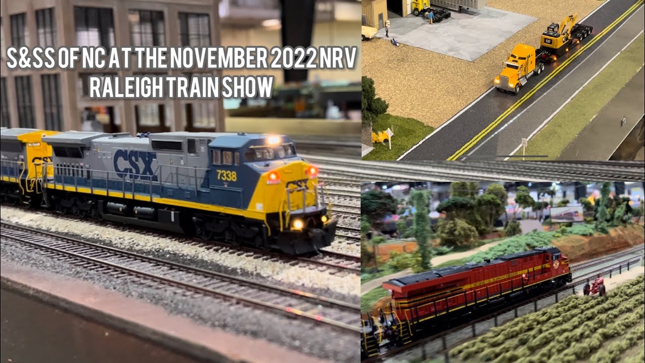 Sipping & Switching Society of NC November 2022 Raleigh, NC Set Up at the NRV Train Show
